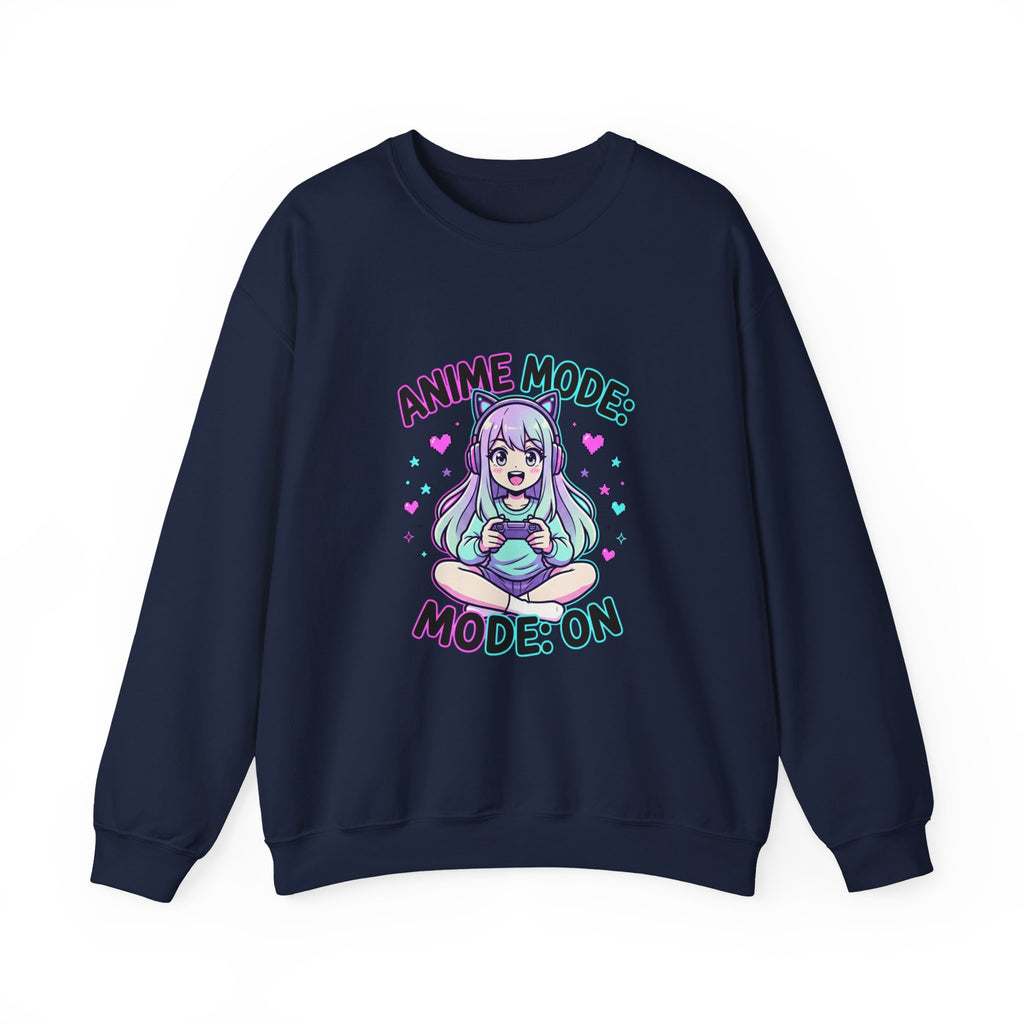 Anime Mode Cute Chibi Girl Sweatshirt | anime aesthetic, kawaii