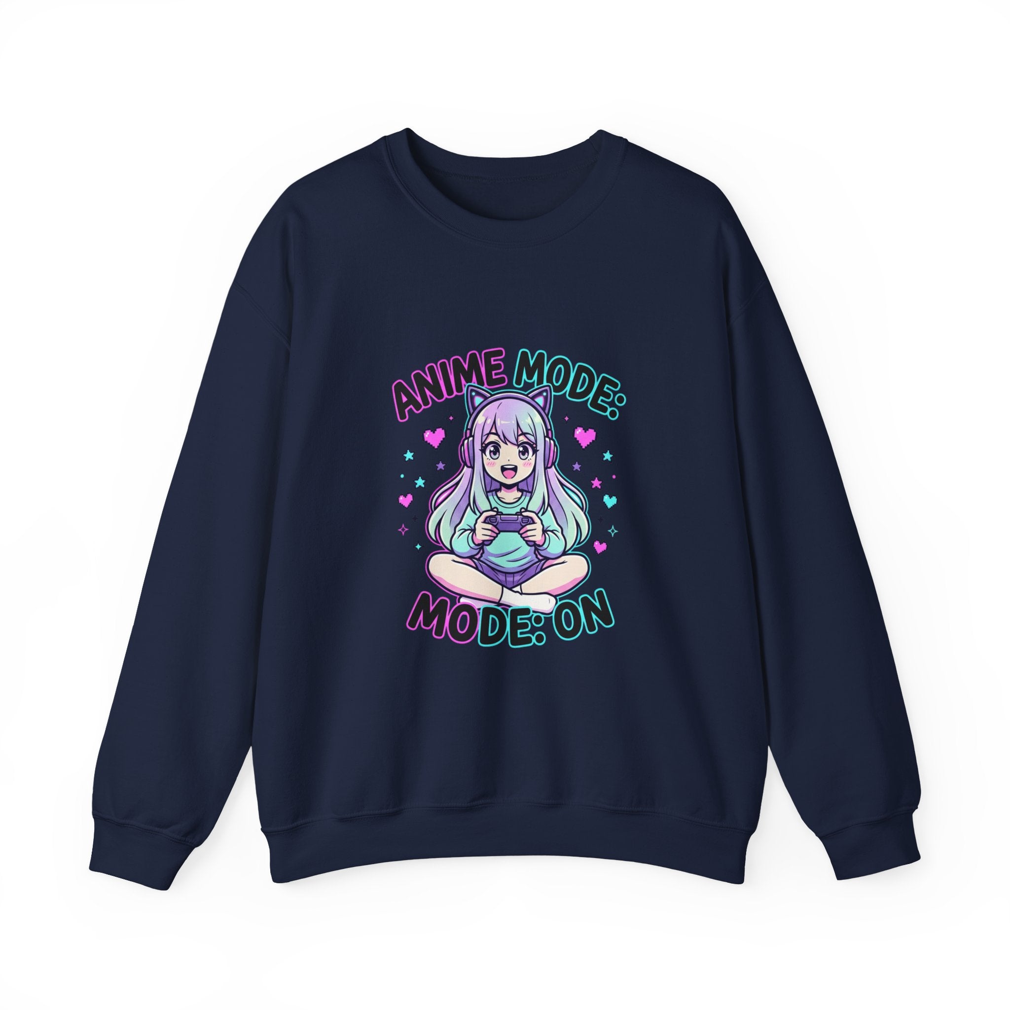 Anime Mode Cute Chibi Girl Sweatshirt | anime aesthetic, kawaii