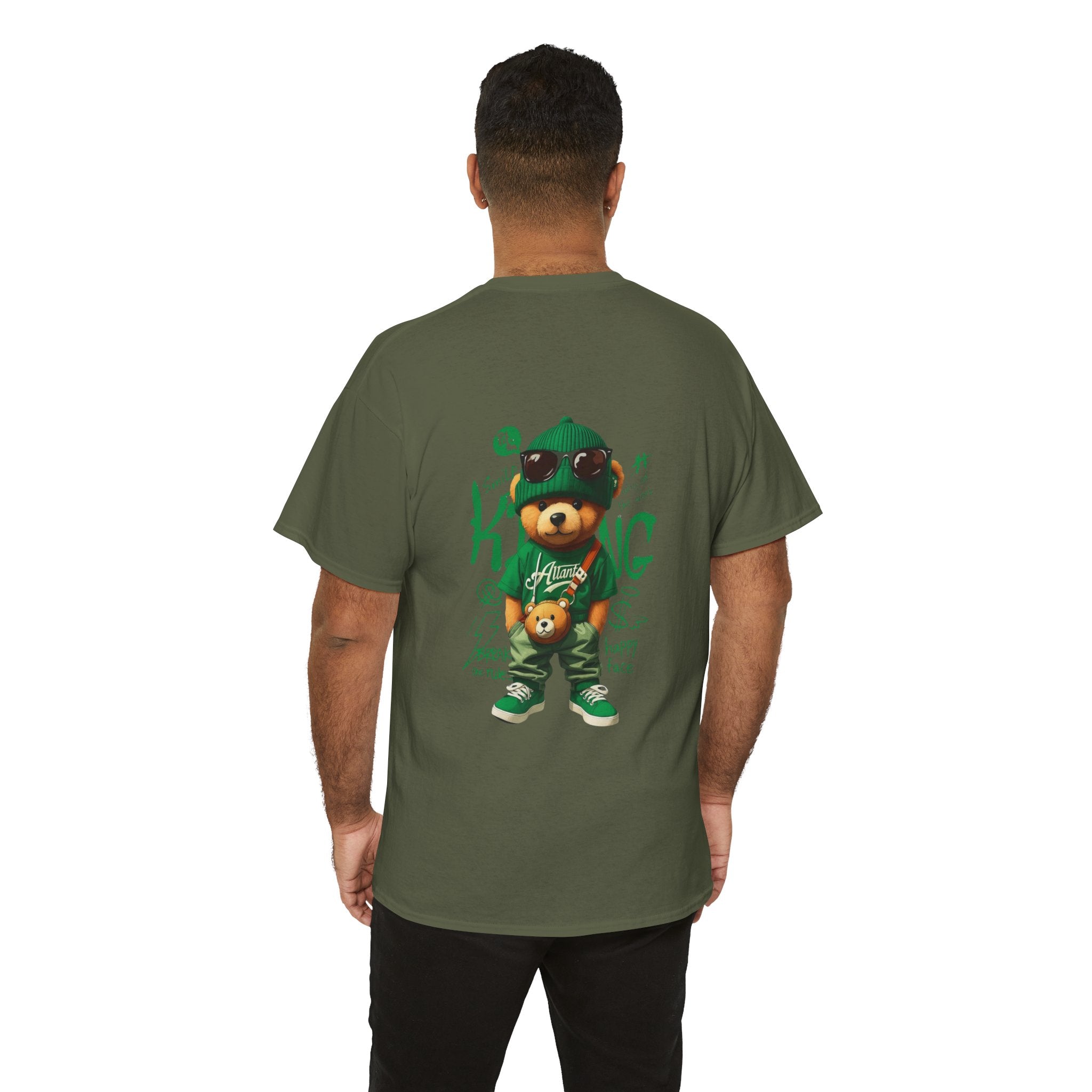 Bear King T‑Shirt – Cute Urban Teddy Graphic Tee