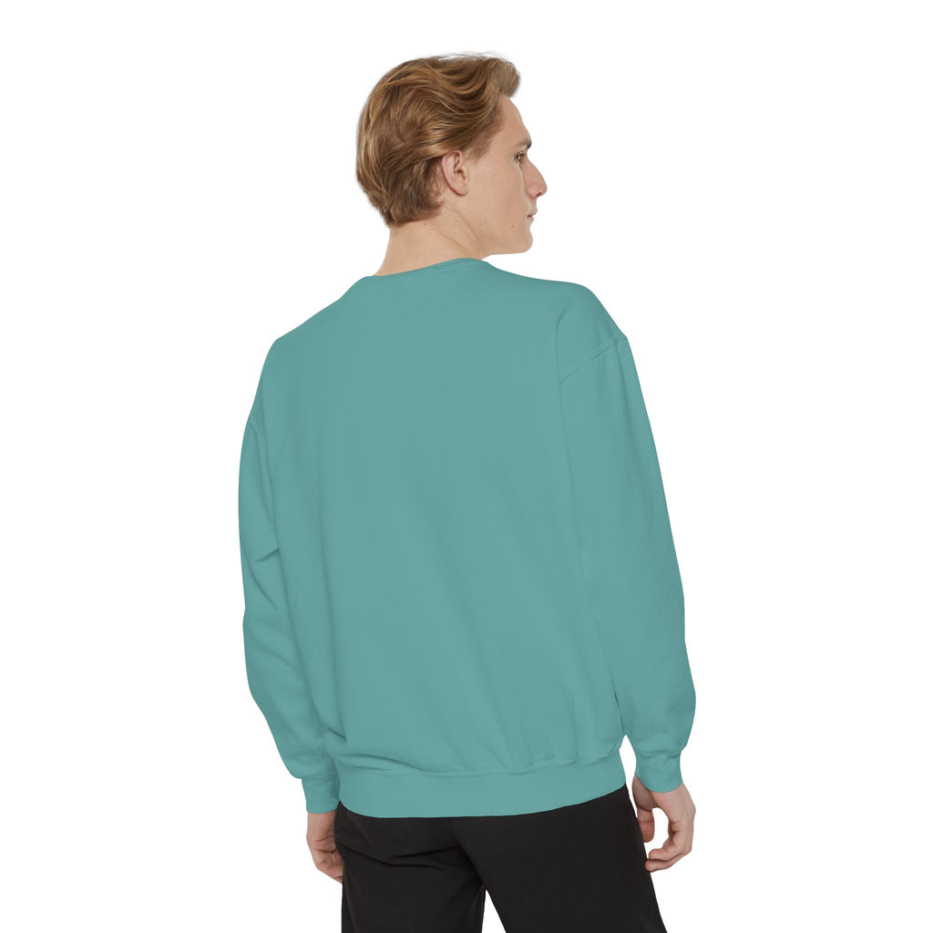 Beach Island Sweatshirt — "Summer Beach" Tropical Palm Crewneck