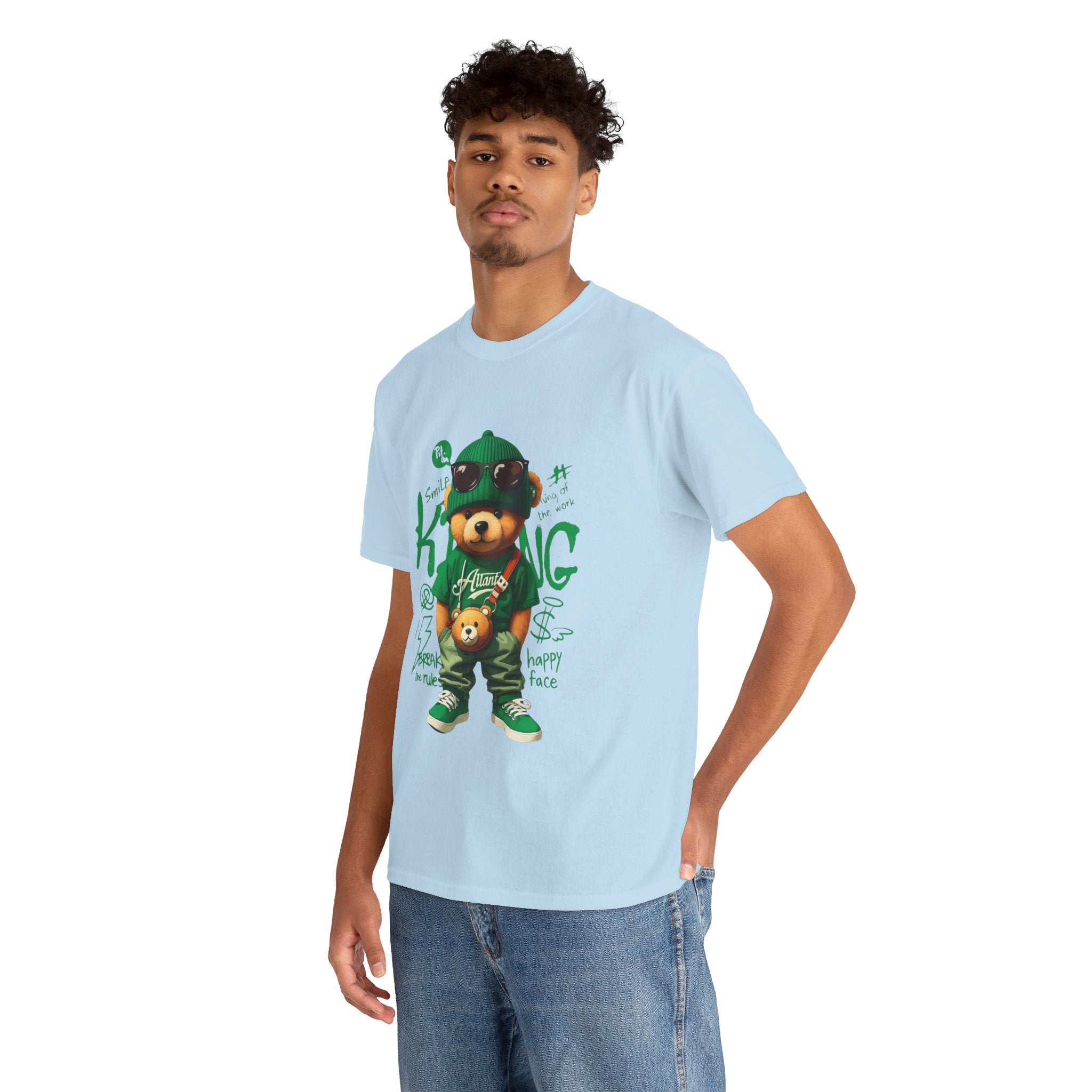 Bear King T‑Shirt – Cute Urban Teddy Graphic Tee