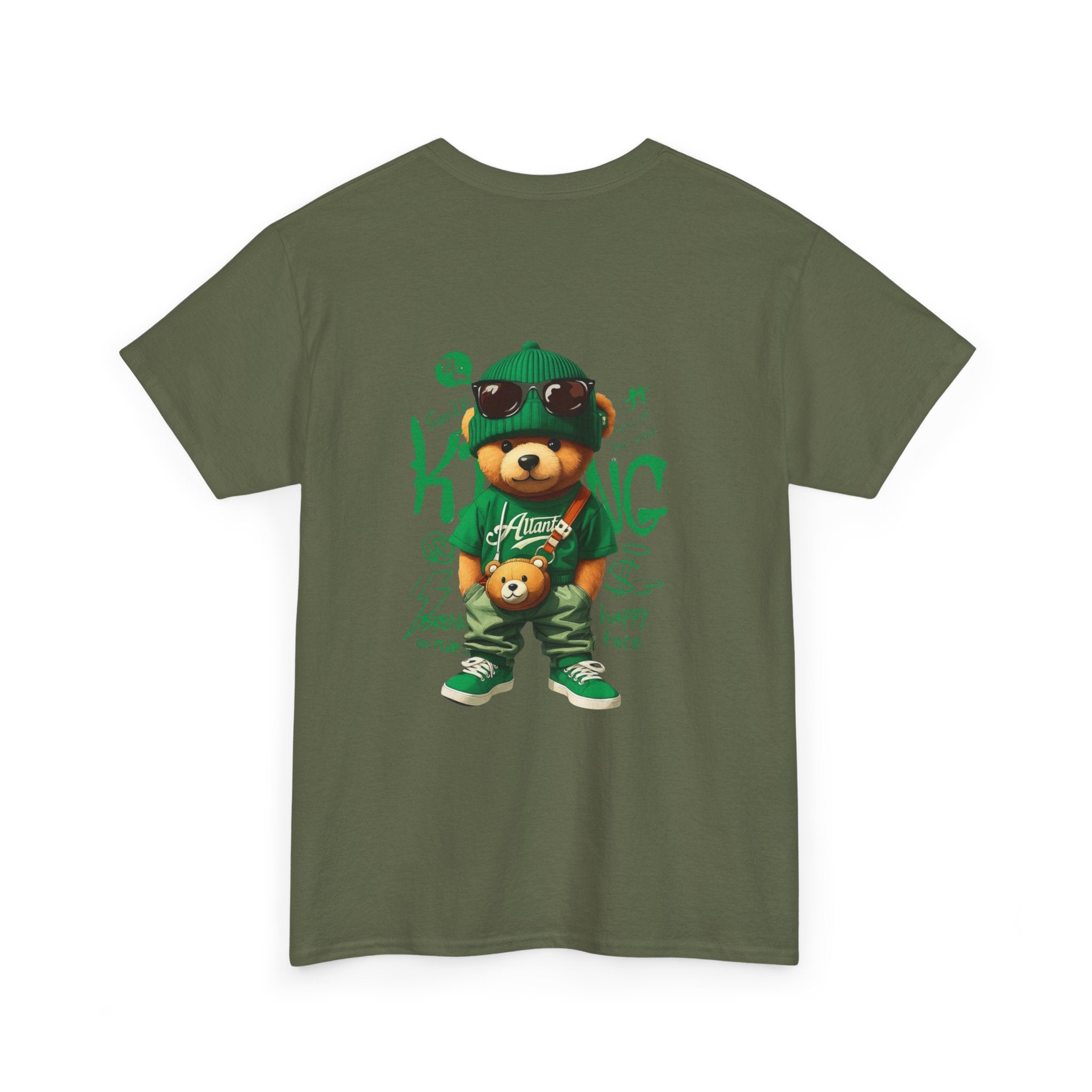 Bear King T‑Shirt – Cute Urban Teddy Graphic Tee