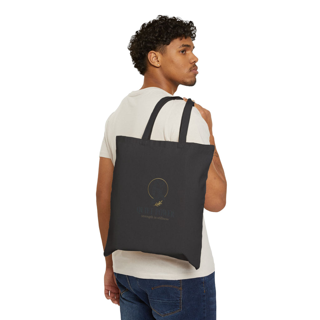 Quiet Power Canvas Tote | sacred, ritual-inspired divine symbolism