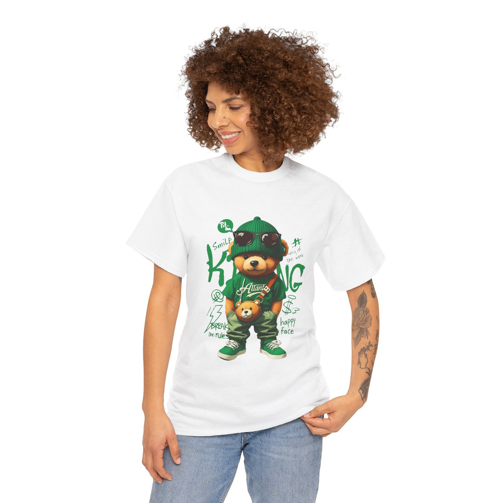 Bear King T‑Shirt – Cute Urban Teddy Graphic Tee