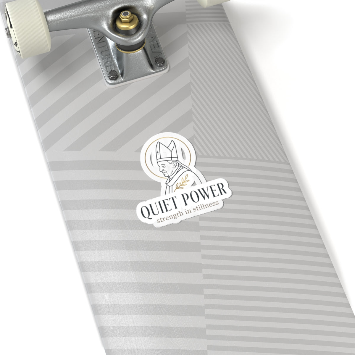 Quiet Power Sticker | divine symbolism, serene authority, ritual-inspired
