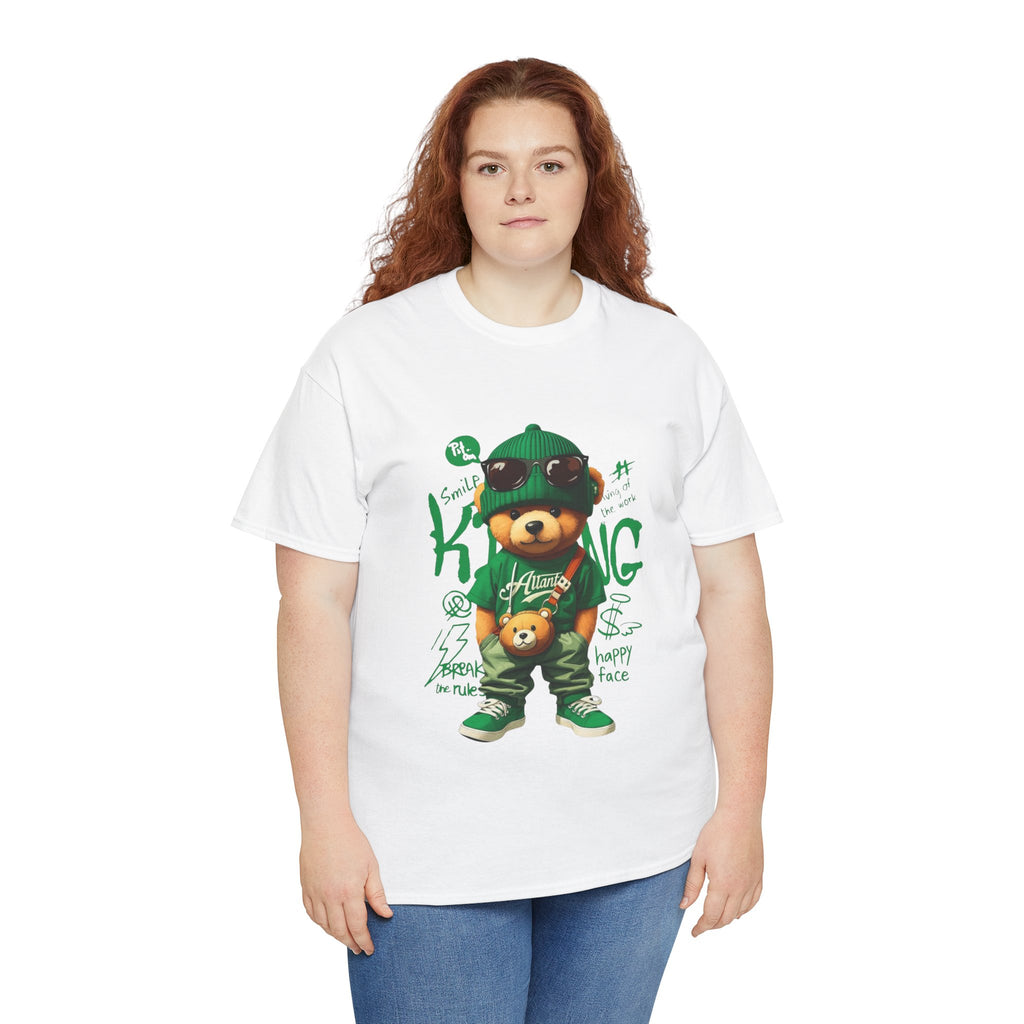 Bear King T‑Shirt – Cute Urban Teddy Graphic Tee