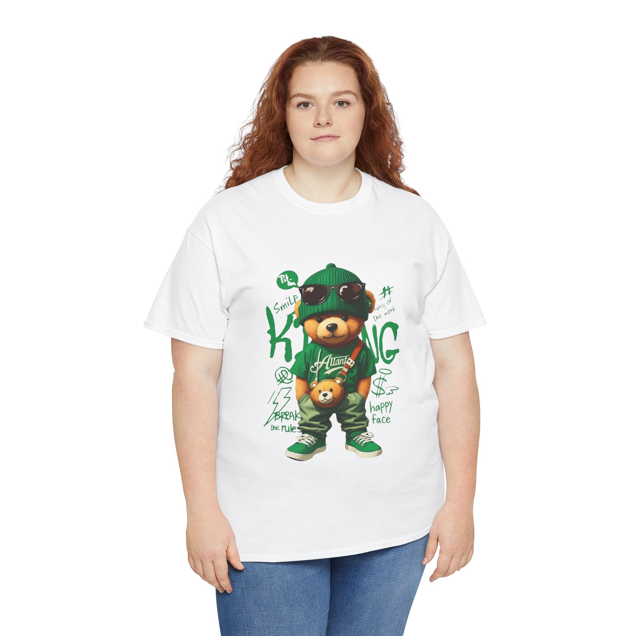 Bear King T‑Shirt – Cute Urban Teddy Graphic Tee