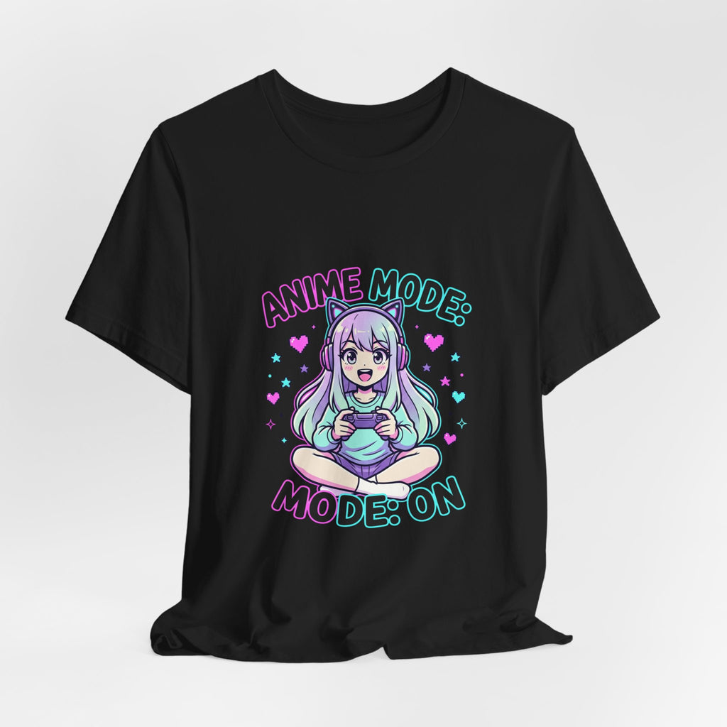 Anime Mode Cute Chibi Tee | kawaii anime aesthetic, pastel manga panel