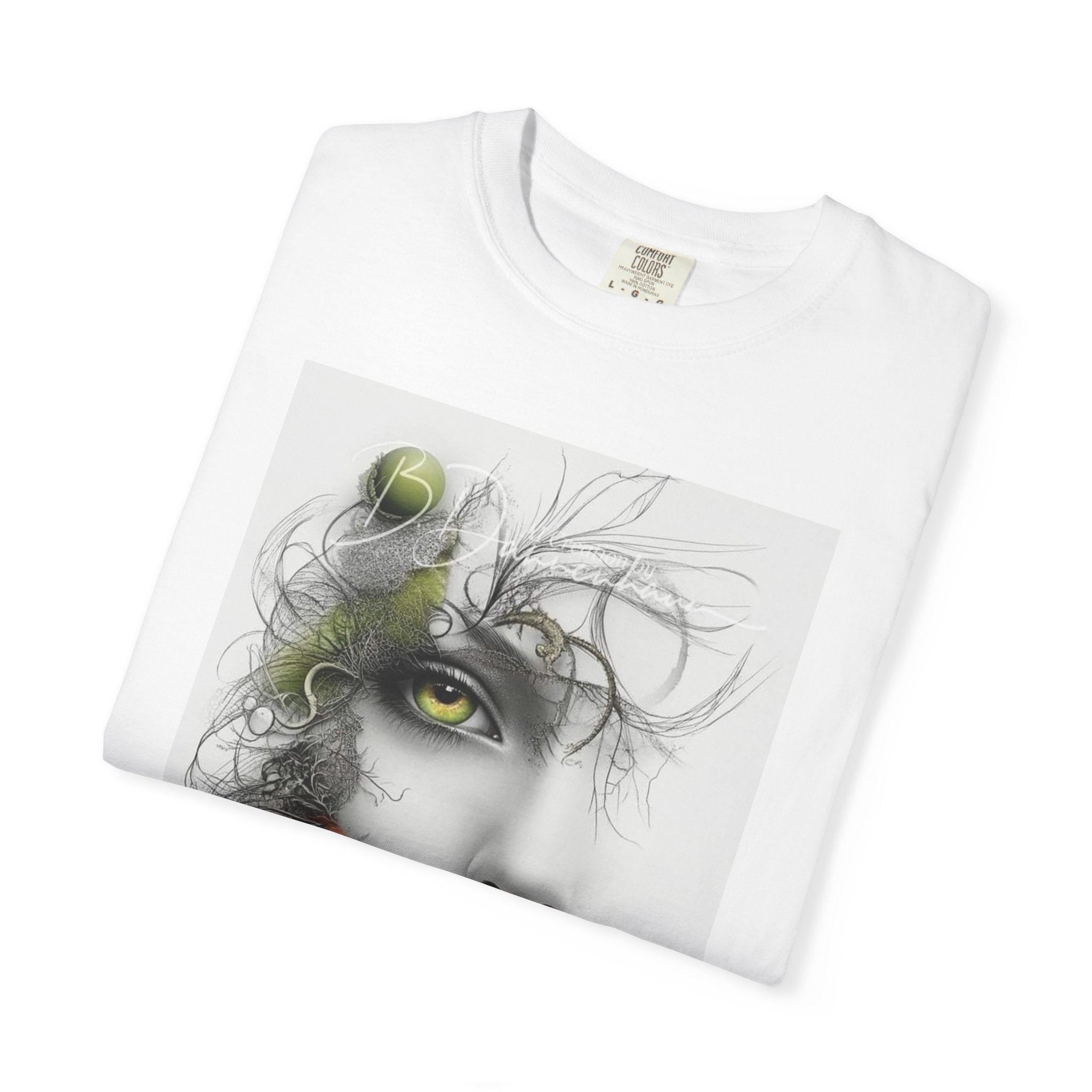 Artistic Face & Motivational Lion T-Shirt
