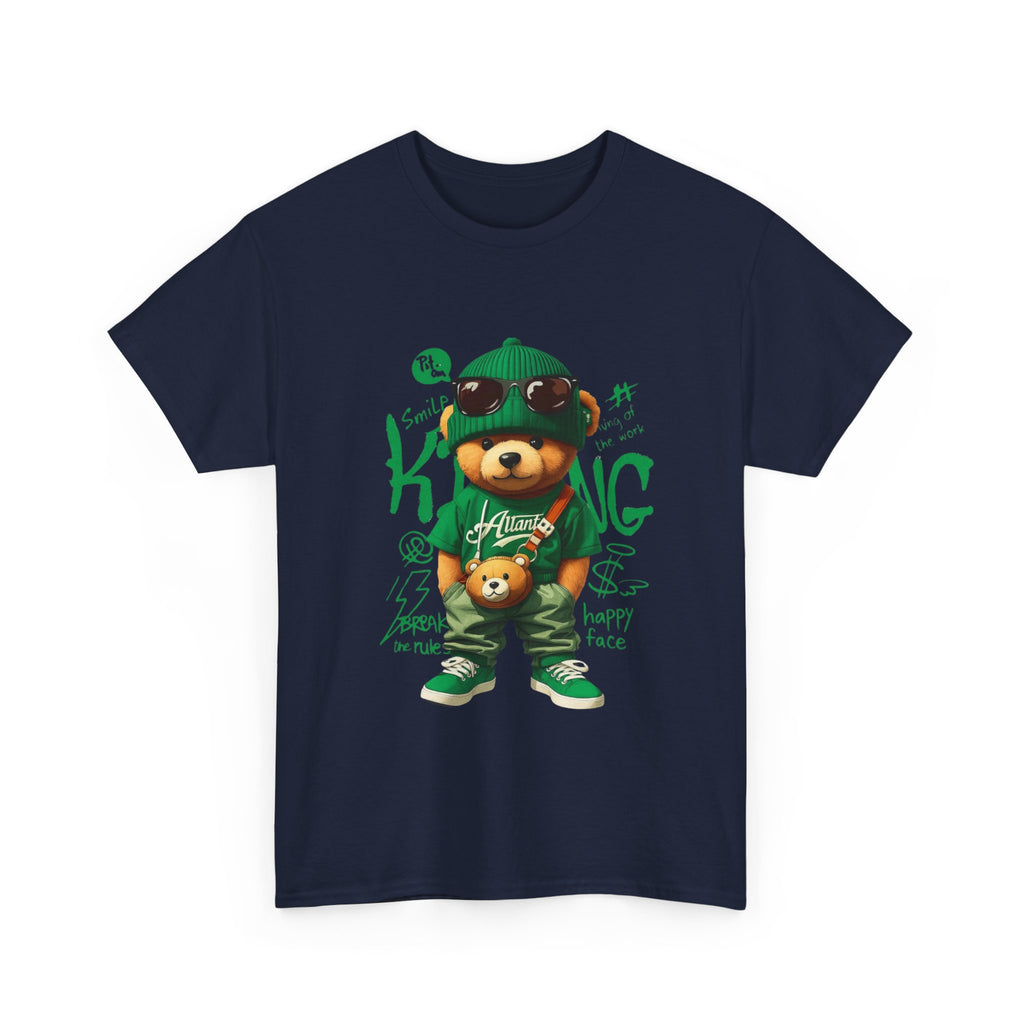 Bear King T‑Shirt – Cute Urban Teddy Graphic Tee