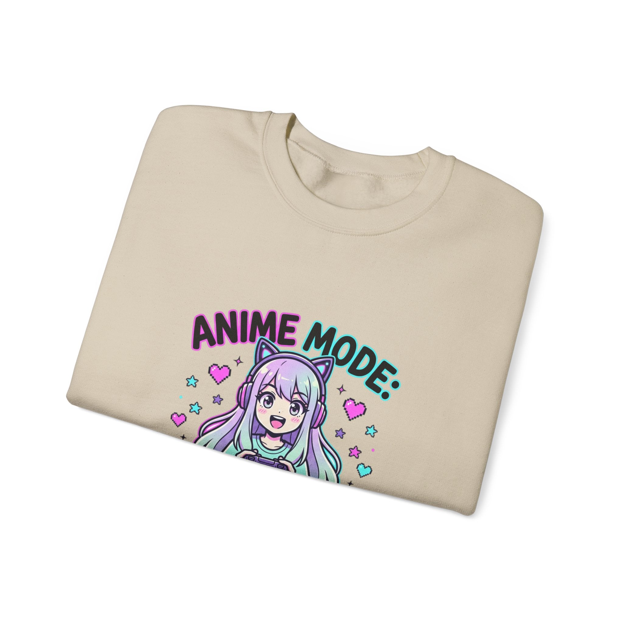 Anime Mode Cute Chibi Girl Sweatshirt | anime aesthetic, kawaii
