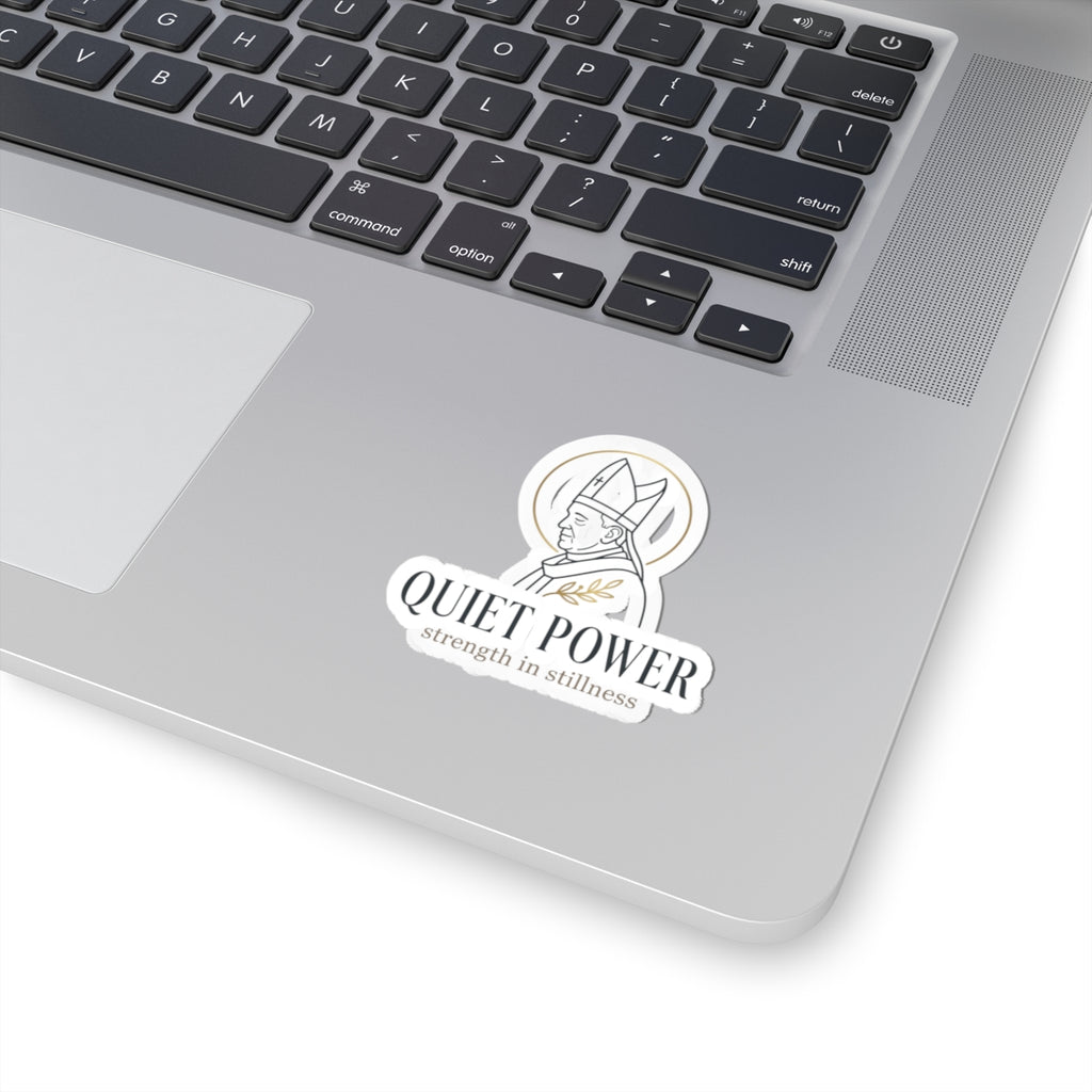 Quiet Power Sticker | divine symbolism, serene authority, ritual-inspired