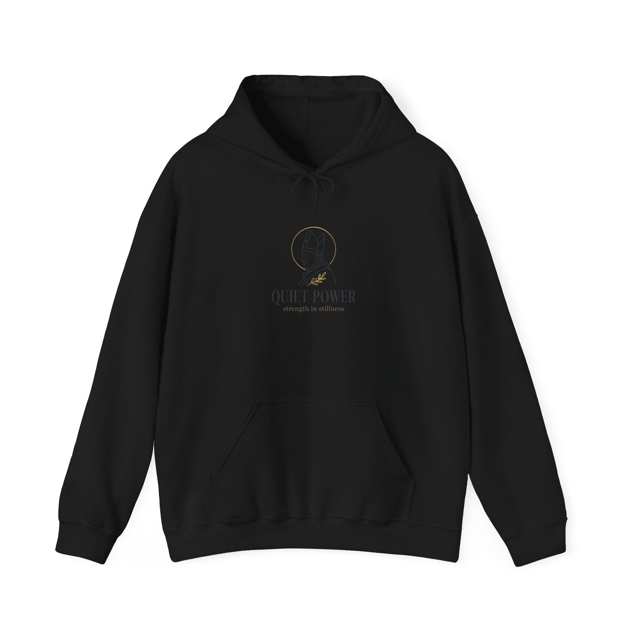 Quiet Power Hoodie | divine symbolism, serene authority