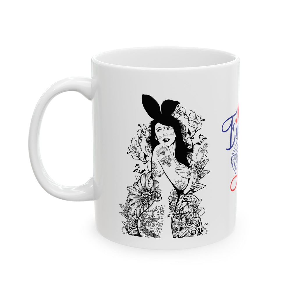 Mom's Energy Level Ceramic Mug — Mother's Day Coffee Tea Cup (11oz, 15oz)