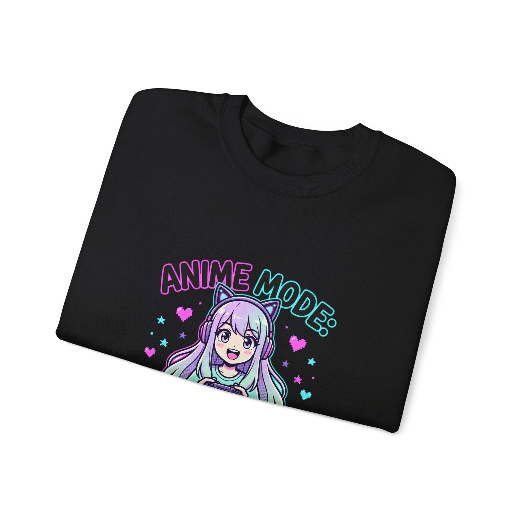 Anime Mode Cute Chibi Girl Sweatshirt | anime aesthetic, kawaii