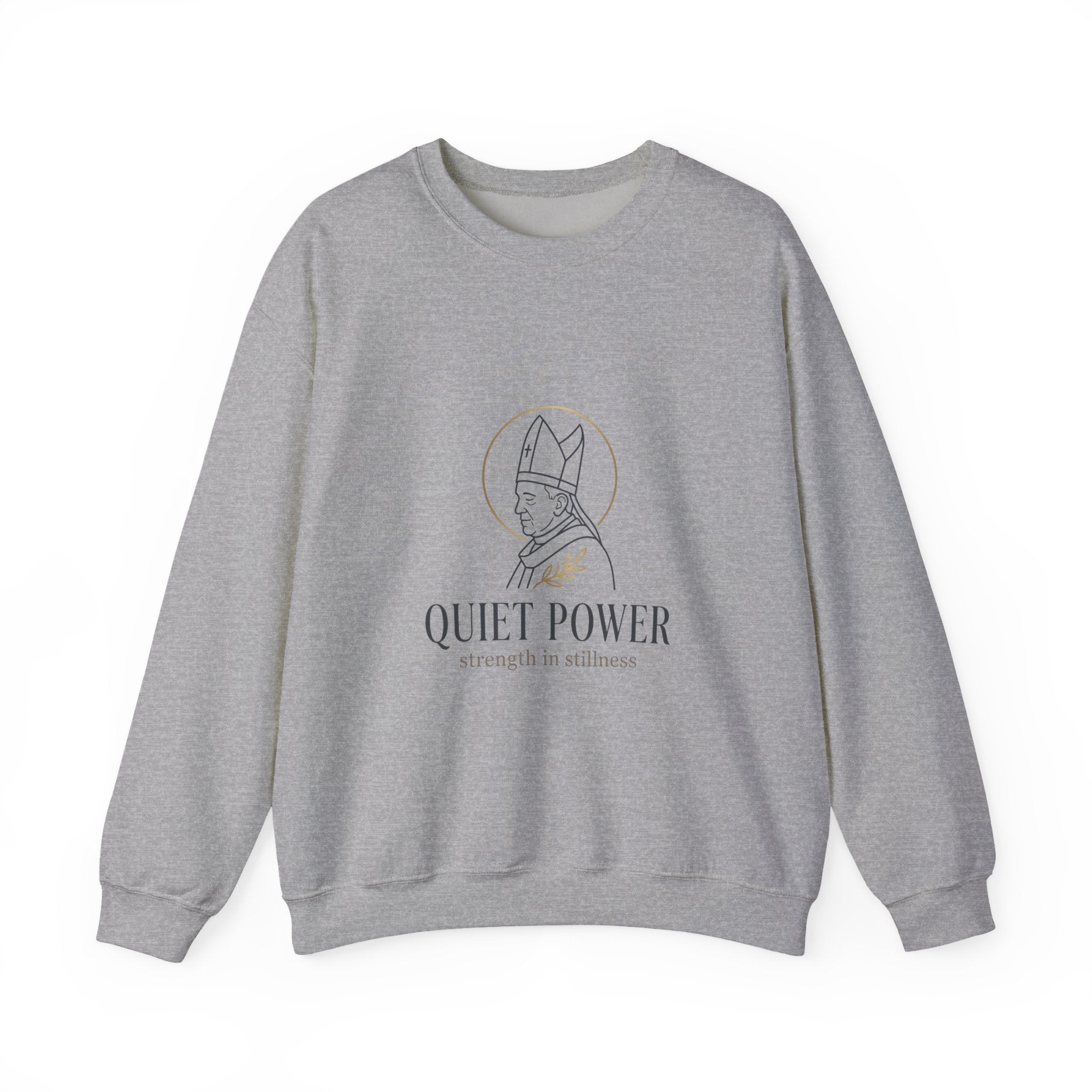 Quiet Power sweatshirt | divine symbolism, serene authority, ritual-inspired