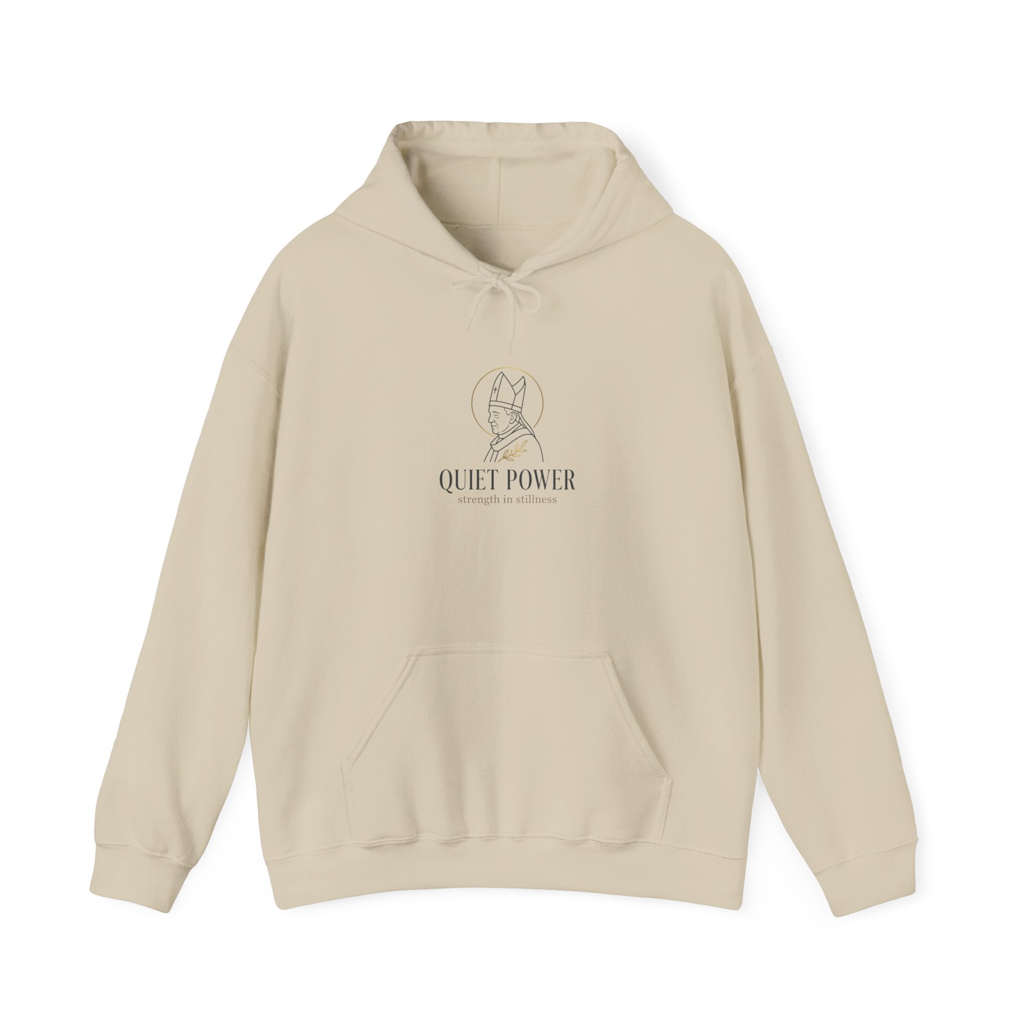 Quiet Power Hoodie | divine symbolism, serene authority
