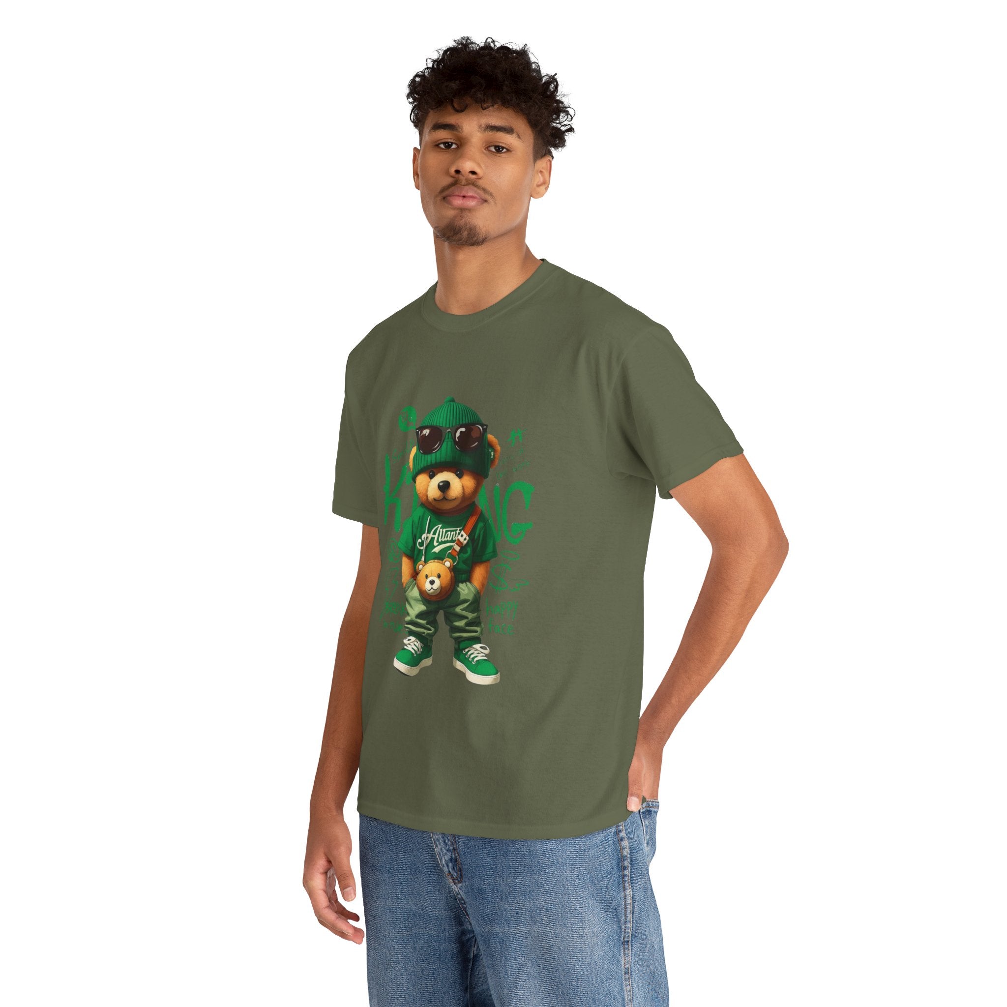 Bear King T‑Shirt – Cute Urban Teddy Graphic Tee
