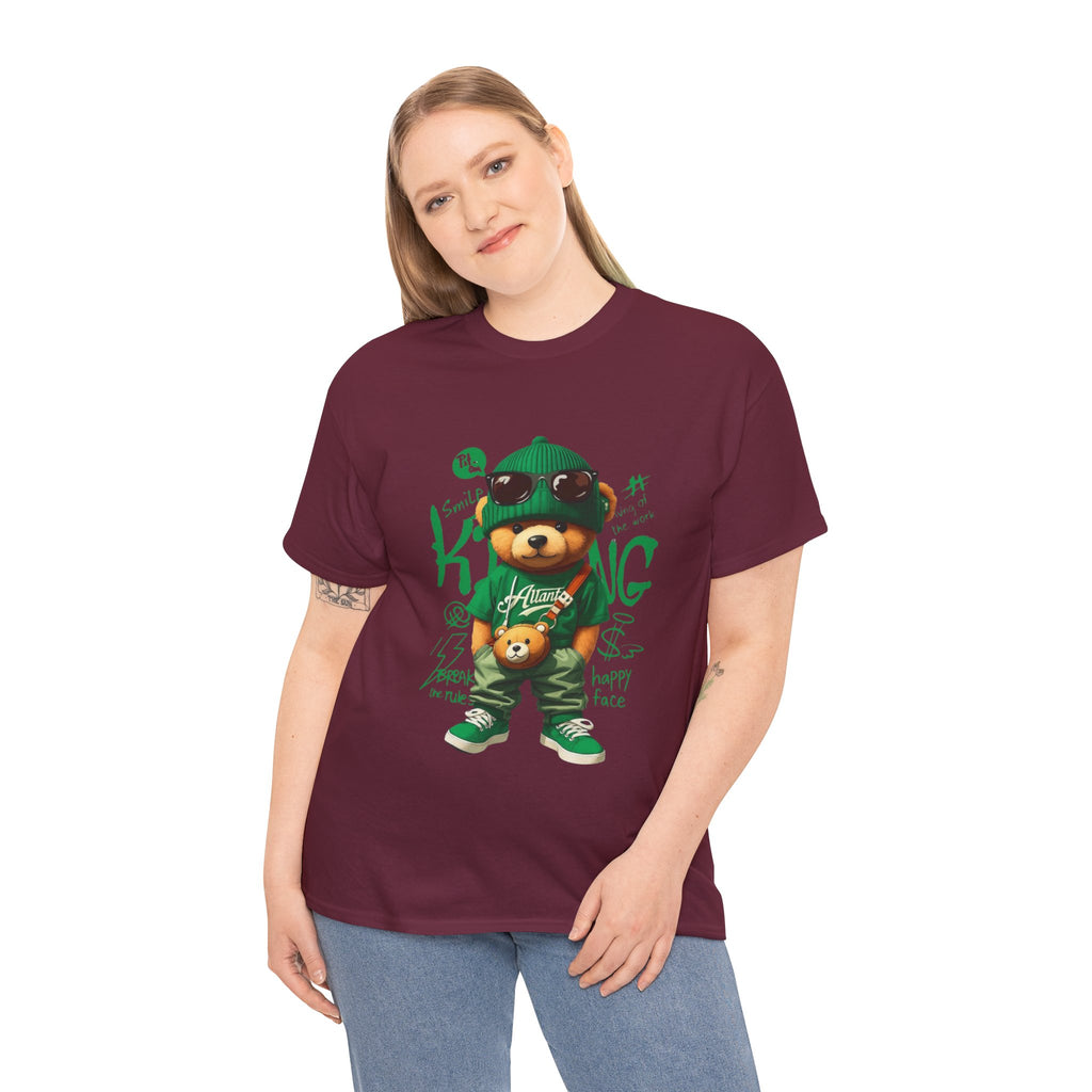 Bear King T‑Shirt – Cute Urban Teddy Graphic Tee