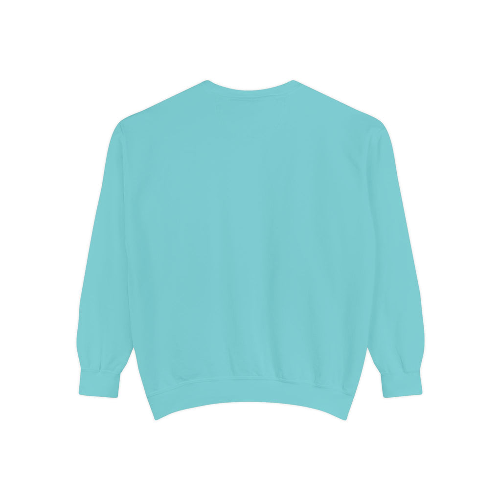 Beach Island Sweatshirt — "Summer Beach" Tropical Palm Crewneck