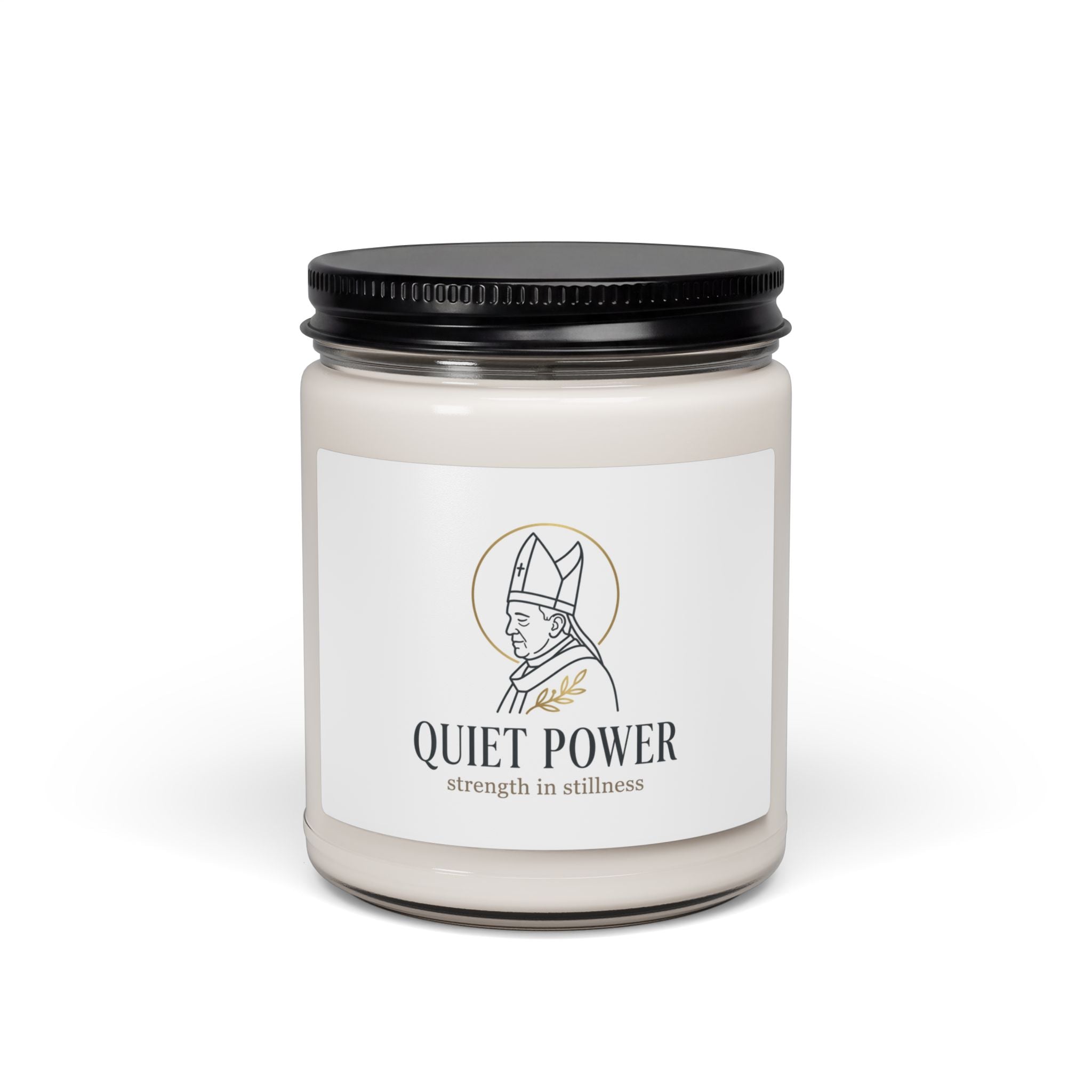 Quiet Power Soy Candle | sacred ritual, serene authority, divine symbolism