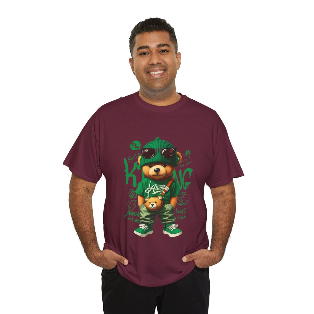 Bear King T‑Shirt – Cute Urban Teddy Graphic Tee