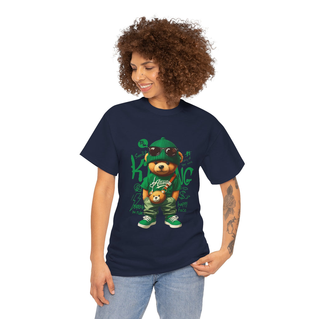 Bear King T‑Shirt – Cute Urban Teddy Graphic Tee