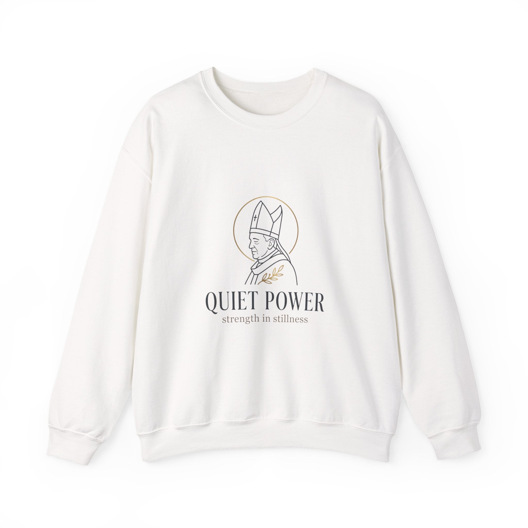 Quiet Power sweatshirt | divine symbolism, serene authority, ritual-inspired