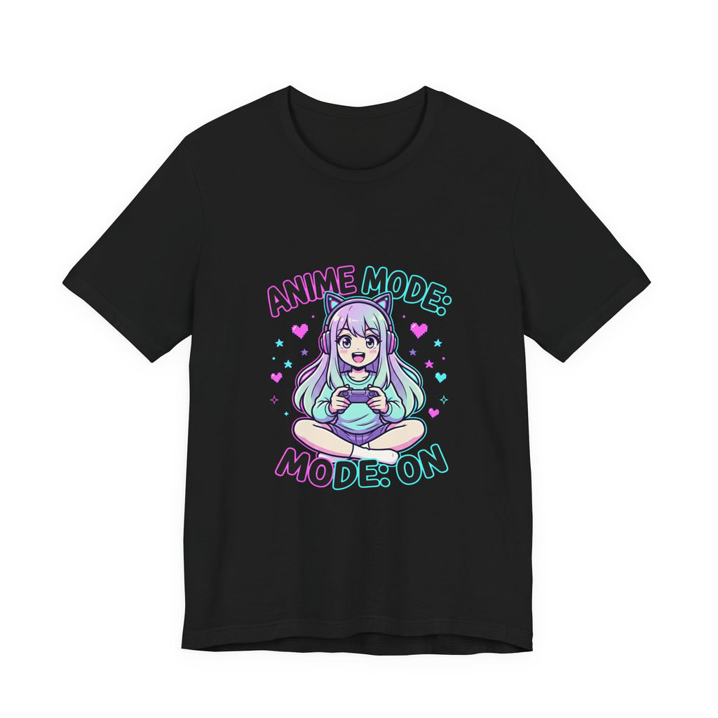 Anime Mode Cute Chibi Tee | kawaii anime aesthetic, pastel manga panel