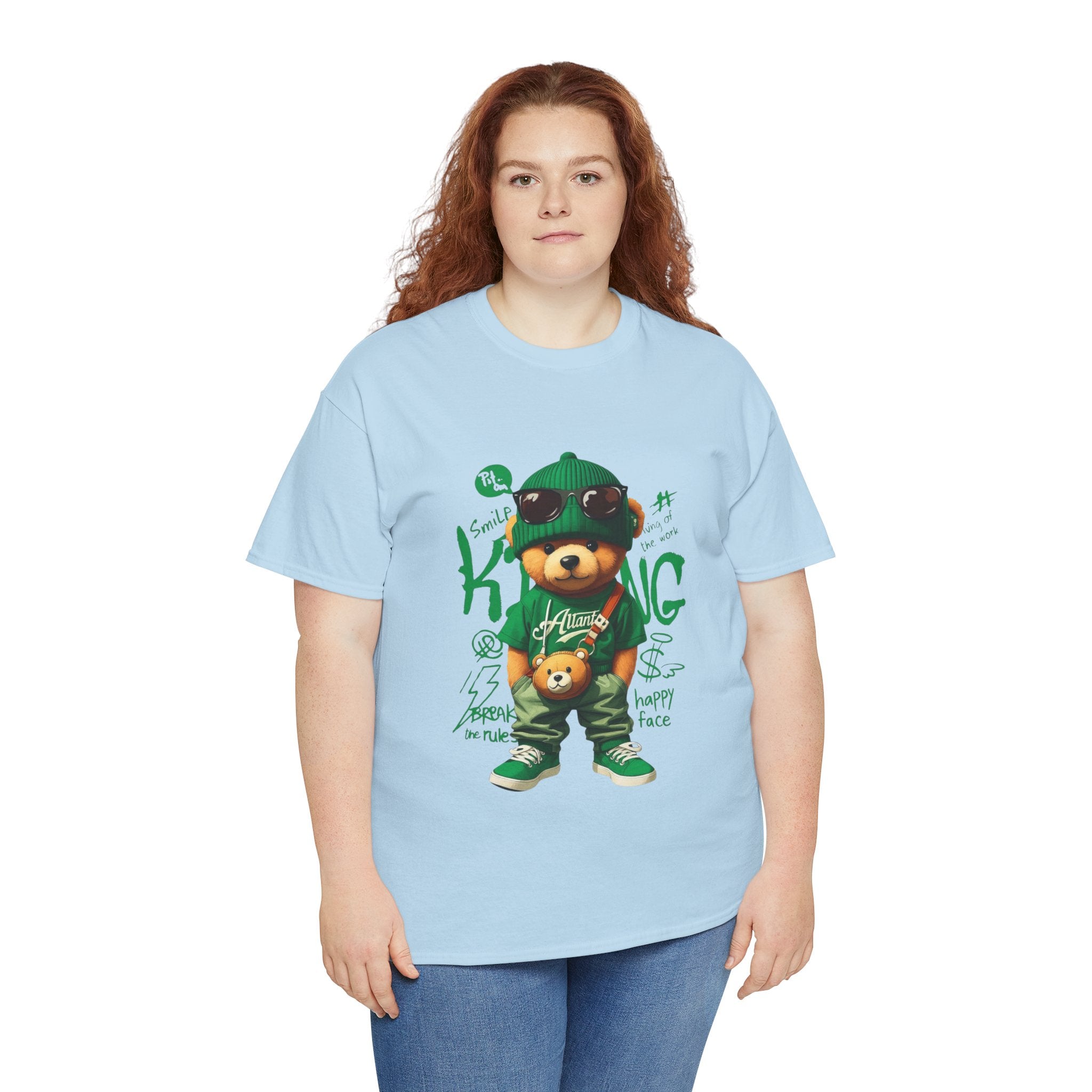 Bear King T‑Shirt – Cute Urban Teddy Graphic Tee