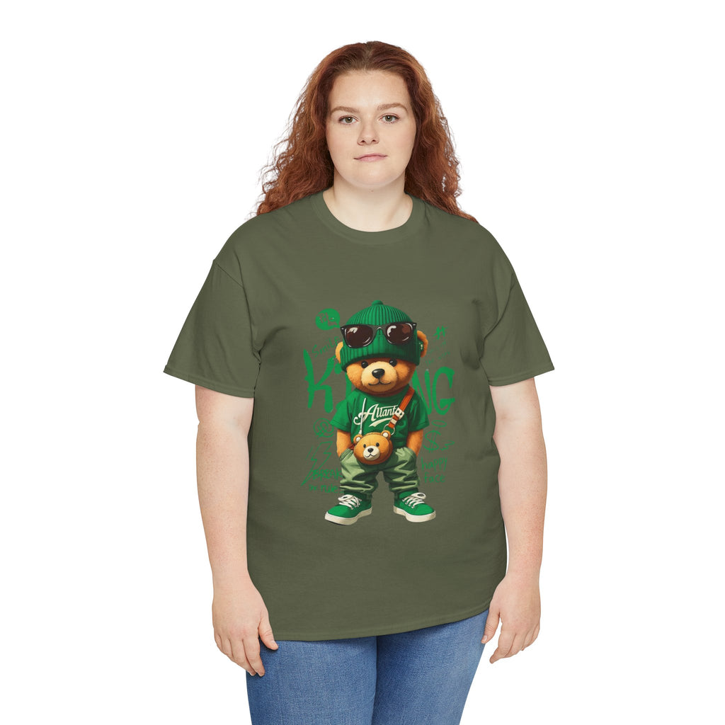 Bear King T‑Shirt – Cute Urban Teddy Graphic Tee