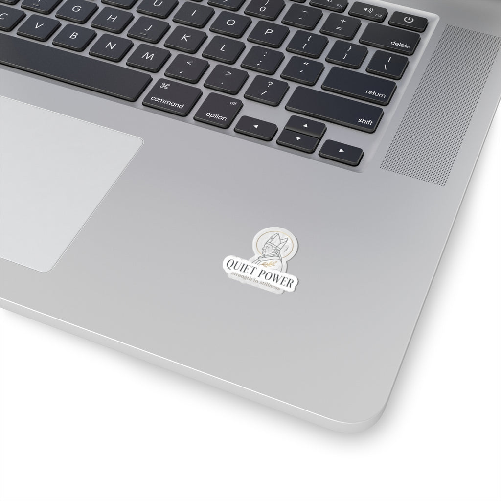 Quiet Power Sticker | divine symbolism, serene authority, ritual-inspired