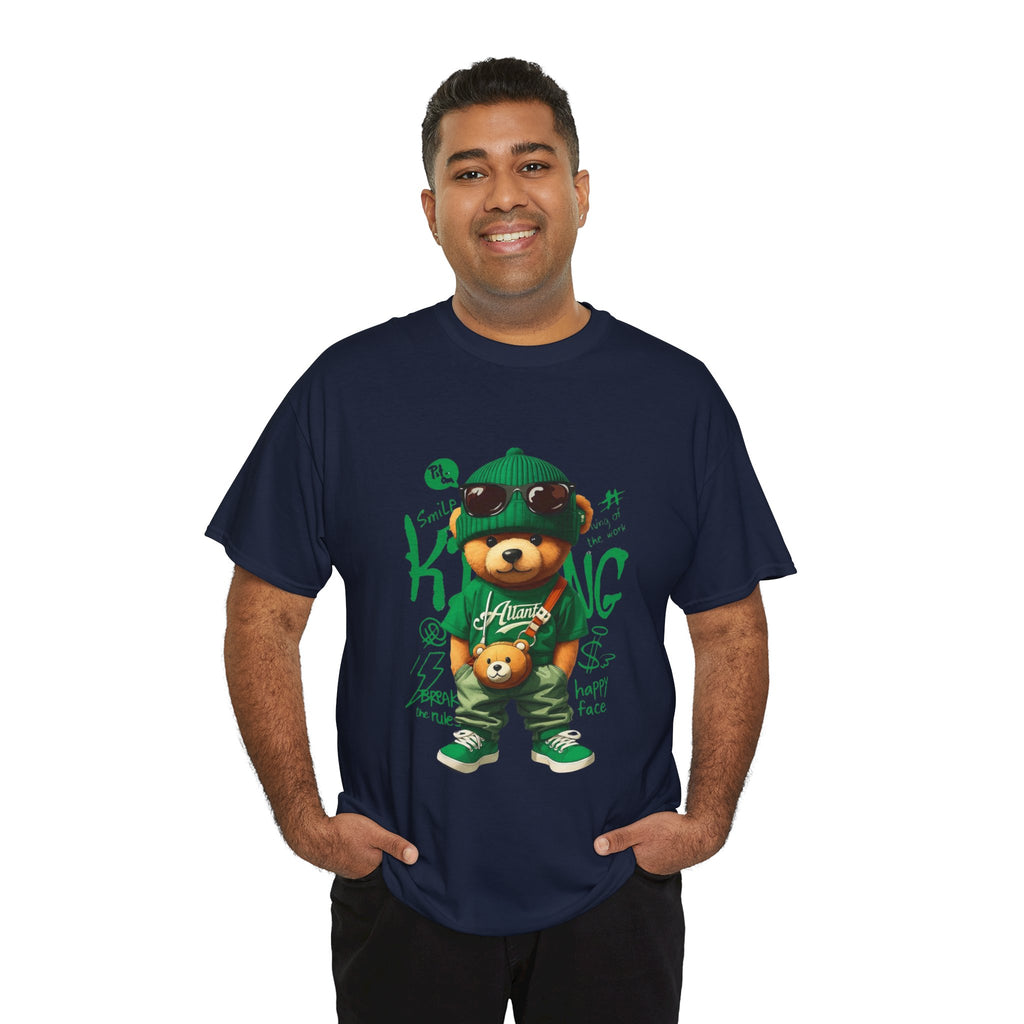 Bear King T‑Shirt – Cute Urban Teddy Graphic Tee