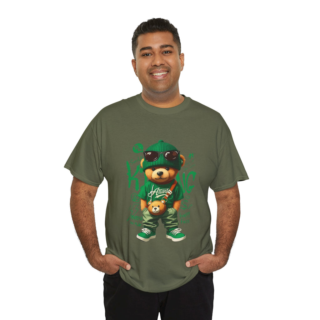 Bear King T‑Shirt – Cute Urban Teddy Graphic Tee