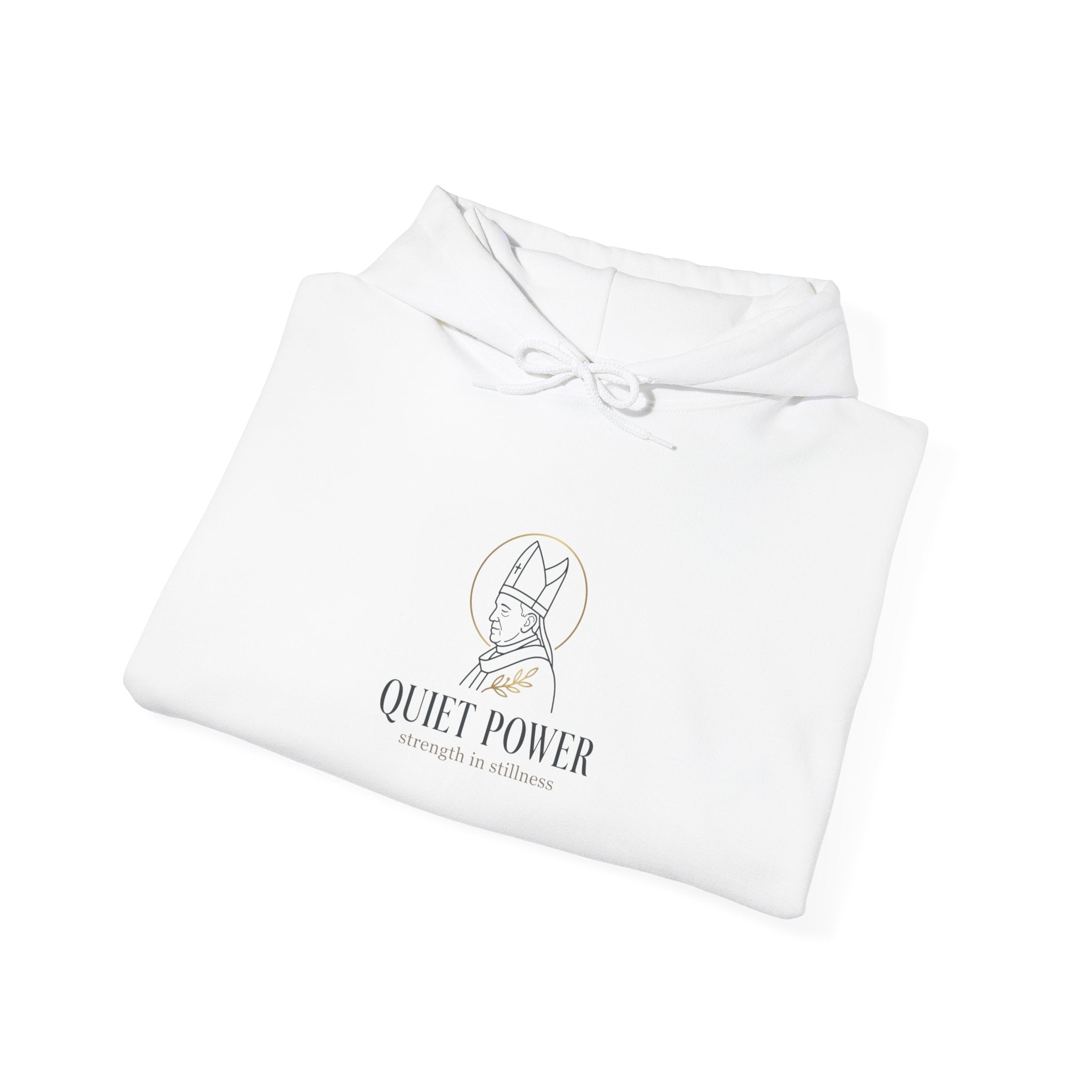 Quiet Power Hoodie | divine symbolism, serene authority