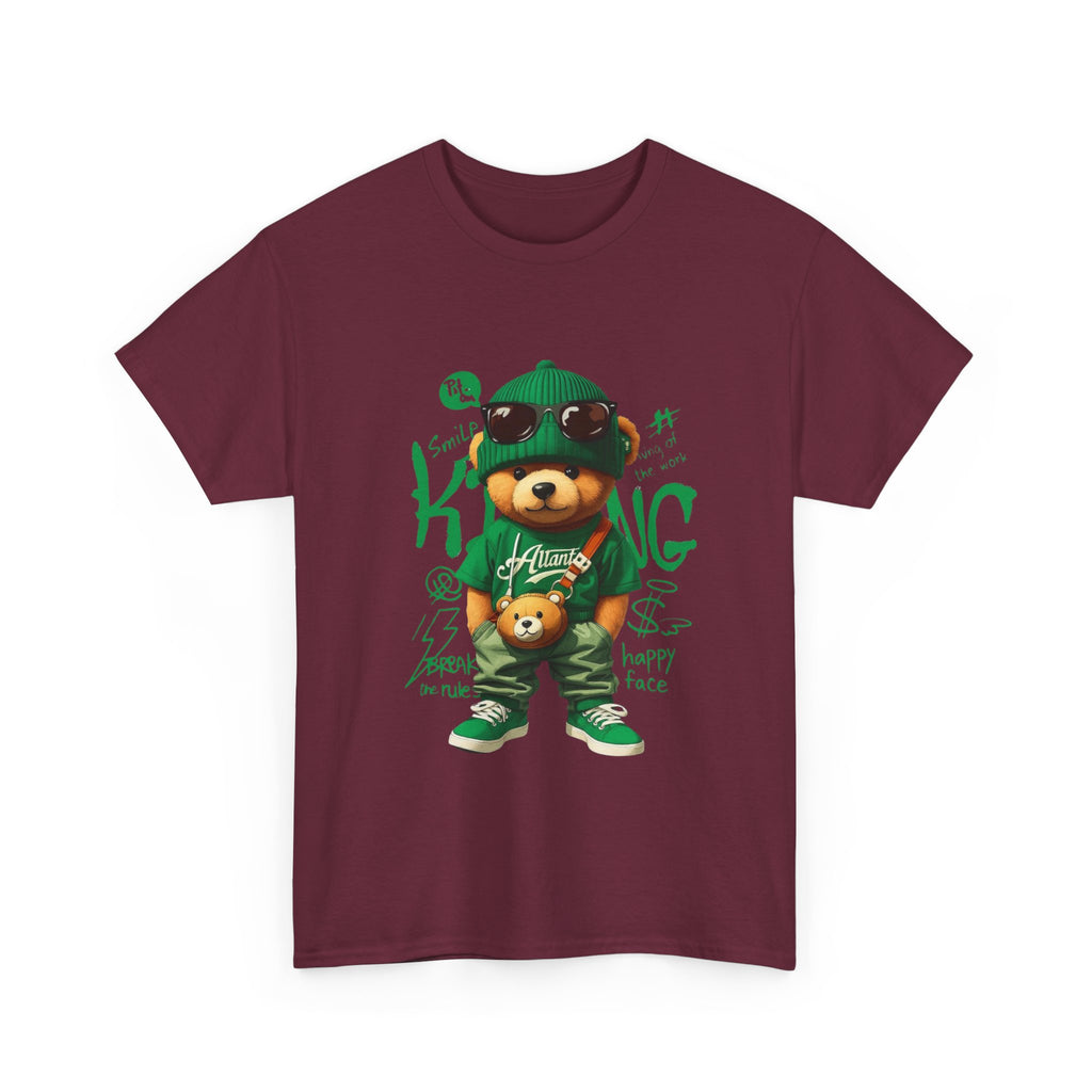 Bear King T‑Shirt – Cute Urban Teddy Graphic Tee