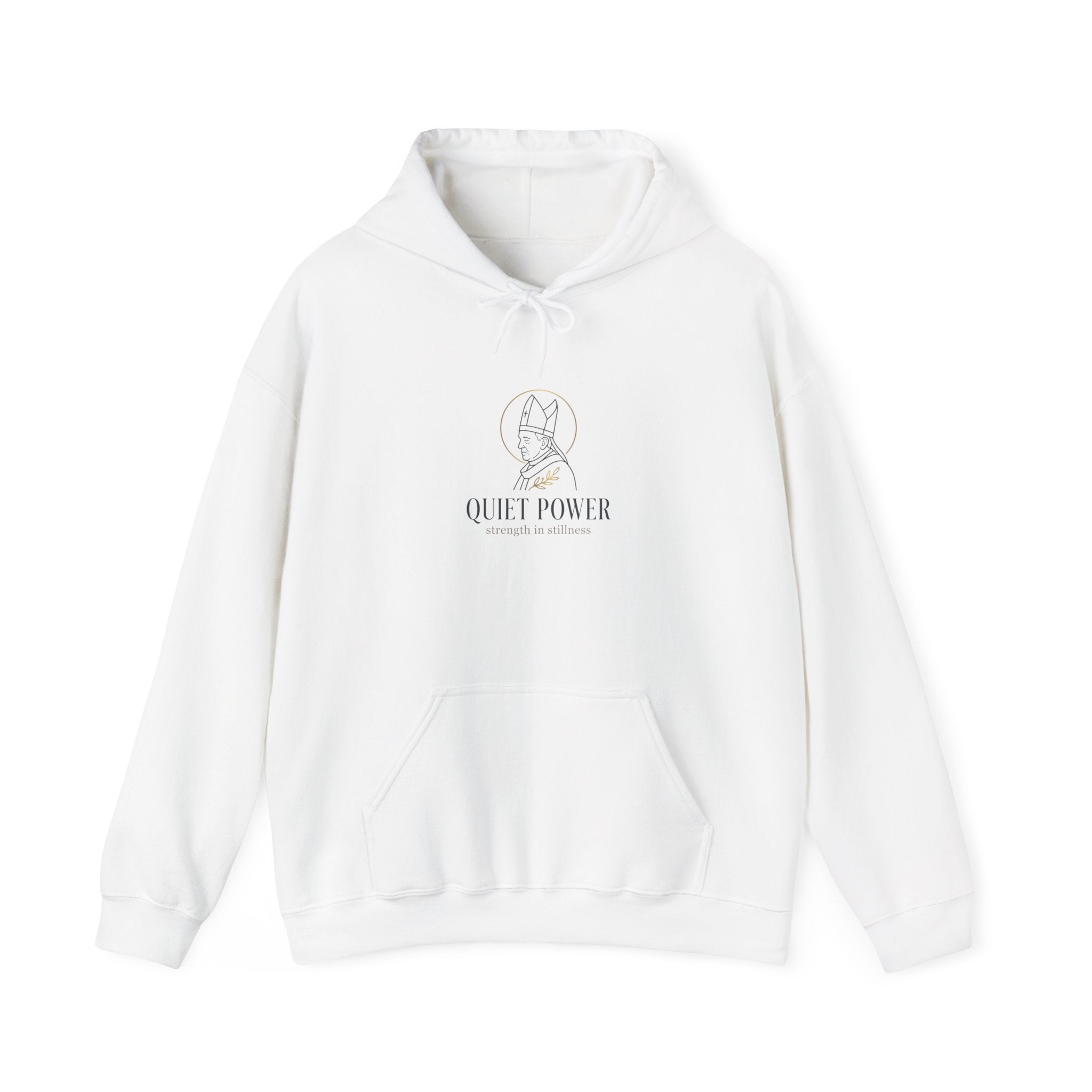 Quiet Power Hoodie | divine symbolism, serene authority