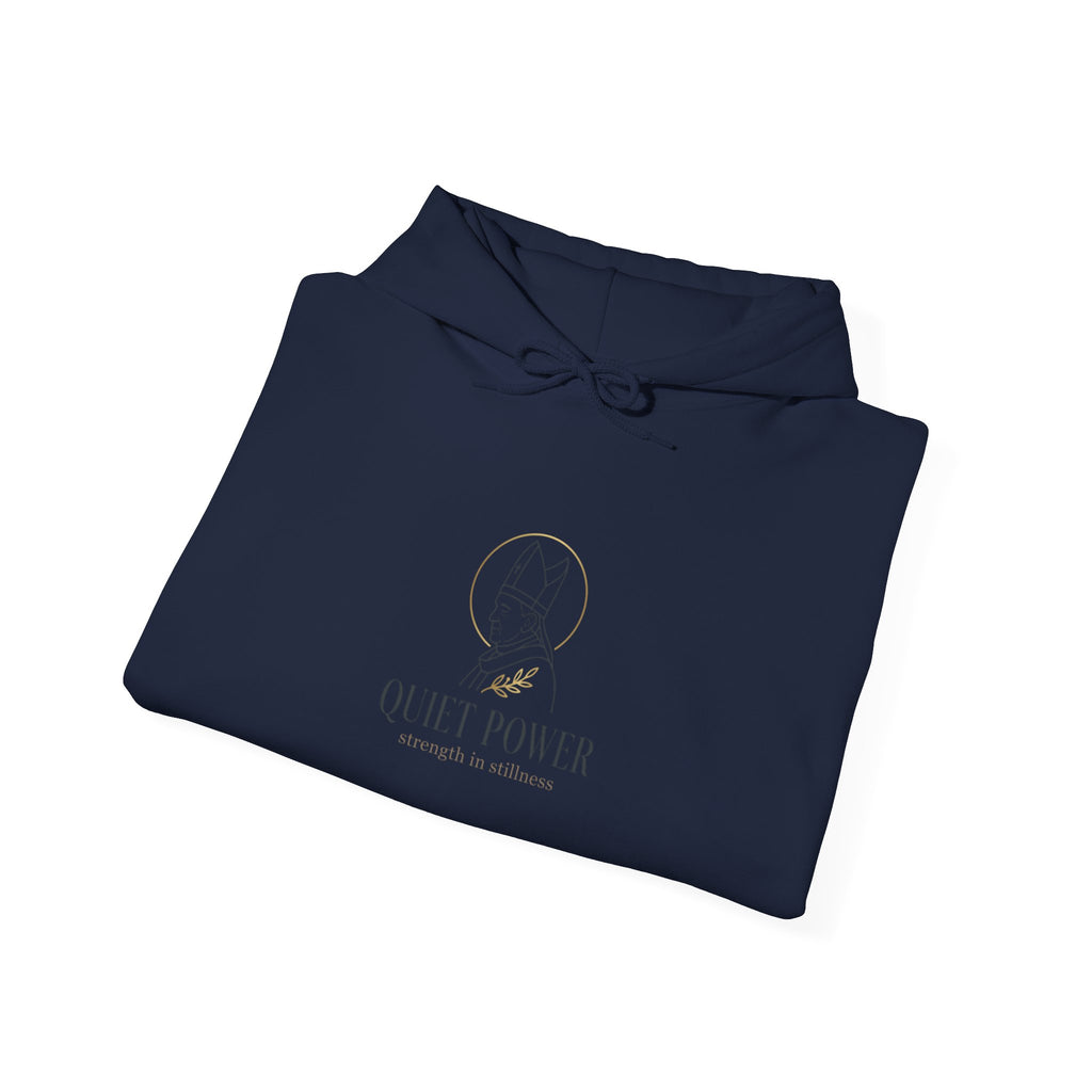 Quiet Power Hoodie | divine symbolism, serene authority