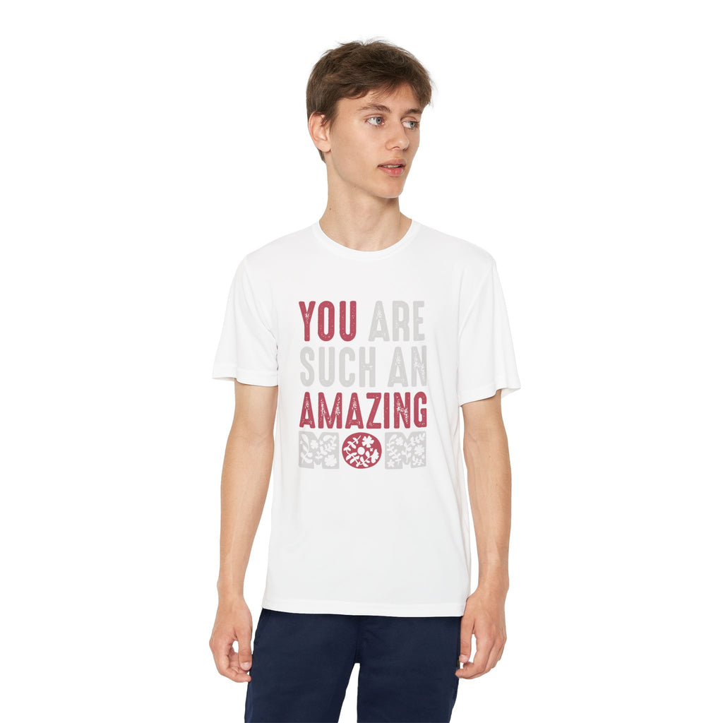 Youth Tee – "You Are Such An Amazing Mom" Inspirational Kids Shirt (First My Mother, Forever My Friend)