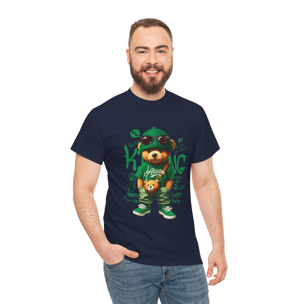 Bear King T‑Shirt – Cute Urban Teddy Graphic Tee