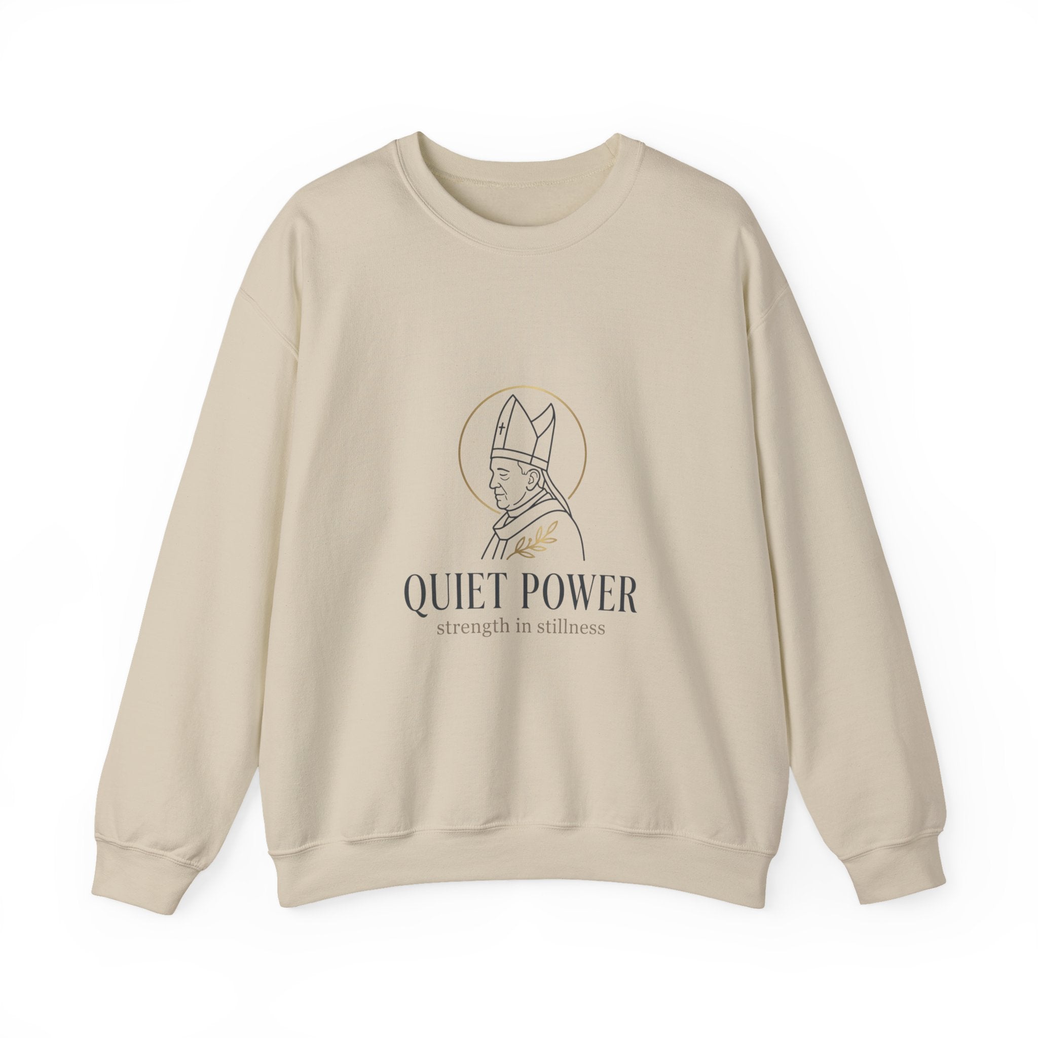 Quiet Power sweatshirt | divine symbolism, serene authority, ritual-inspired