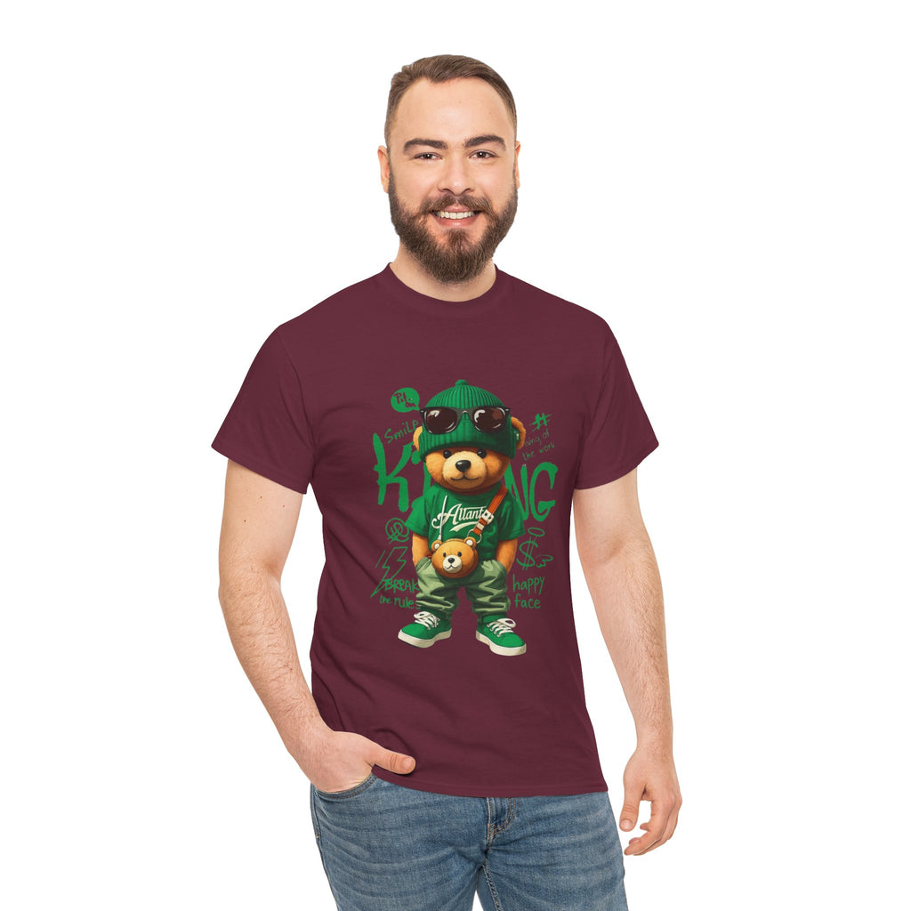 Bear King T‑Shirt – Cute Urban Teddy Graphic Tee