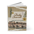 Daily Journal Hardcover — Vintage Travel Collage Notebook