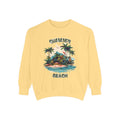Beach Island Sweatshirt — "Summer Beach" Tropical Palm Crewneck