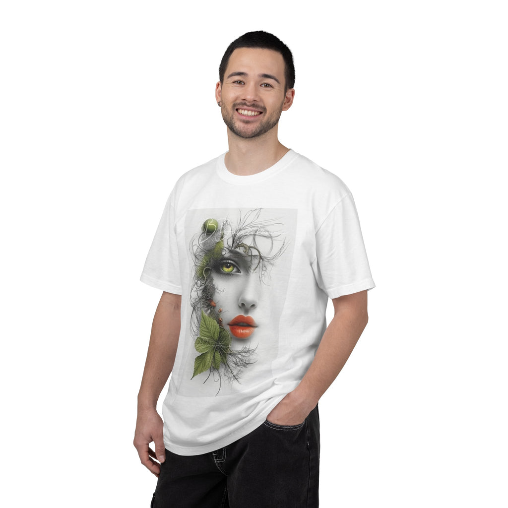 Artistic Face & Motivational Lion T-Shirt