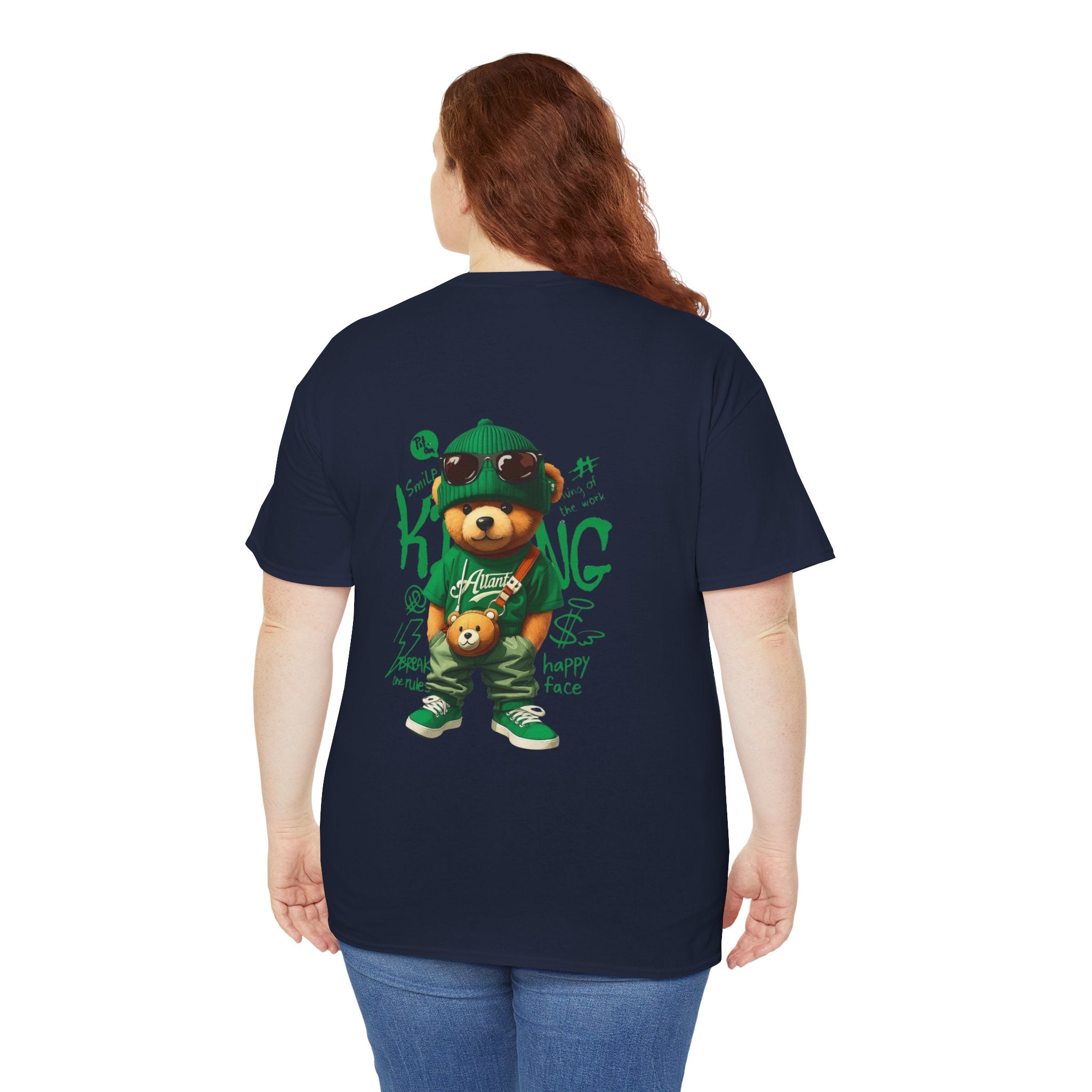 Bear King T‑Shirt – Cute Urban Teddy Graphic Tee