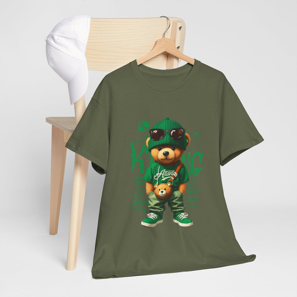 Bear King T‑Shirt – Cute Urban Teddy Graphic Tee