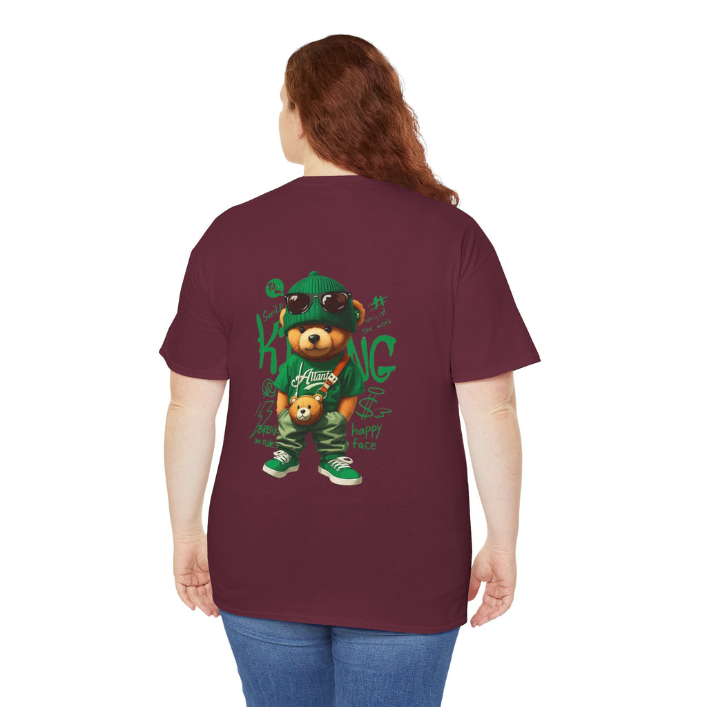 Bear King T‑Shirt – Cute Urban Teddy Graphic Tee