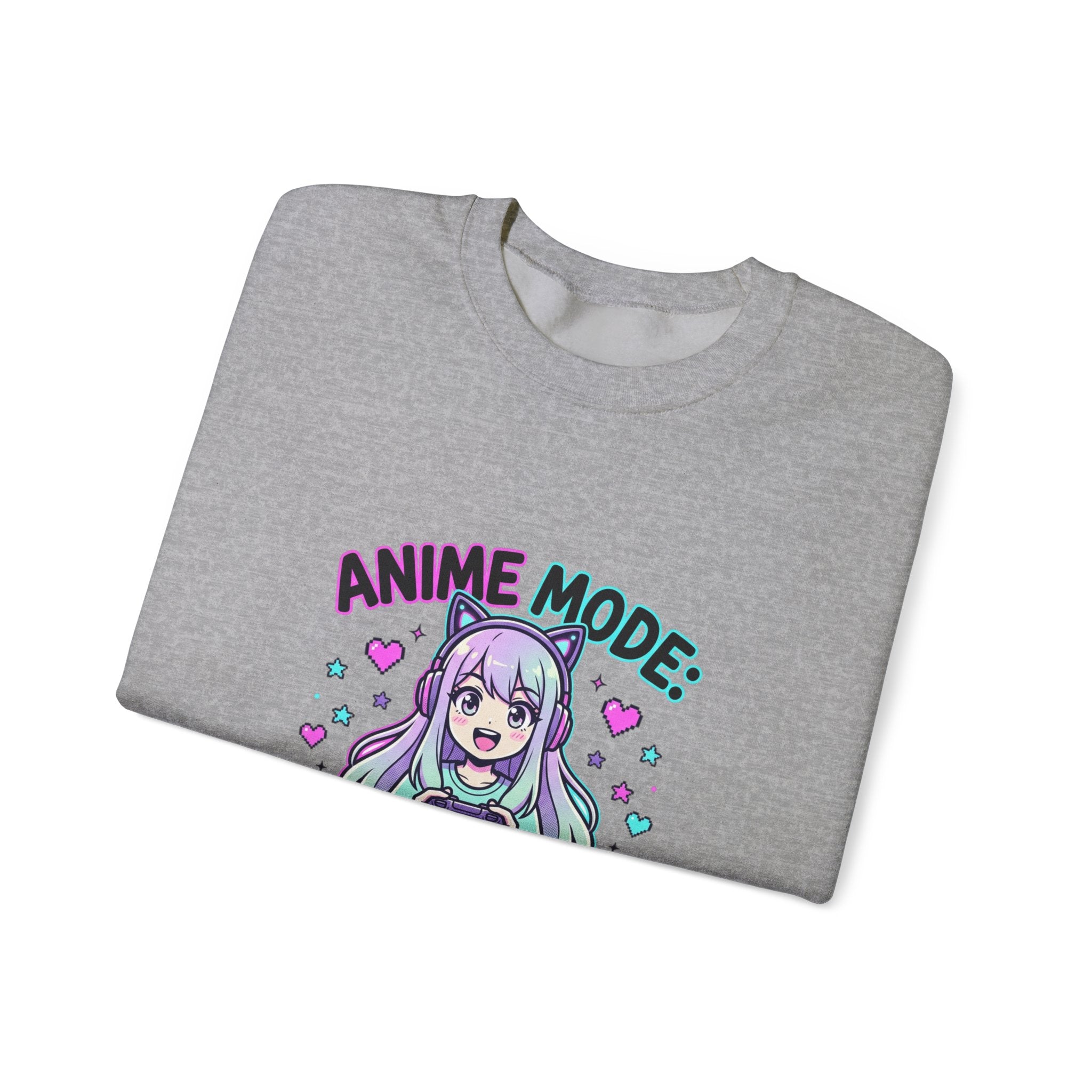 Anime Mode Cute Chibi Girl Sweatshirt | anime aesthetic, kawaii