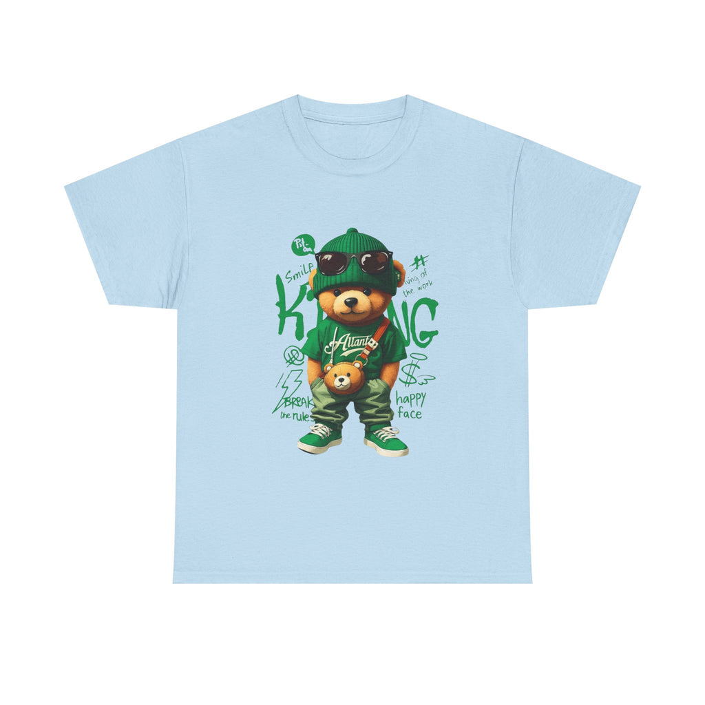 Bear King T‑Shirt – Cute Urban Teddy Graphic Tee